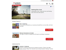 Tablet Screenshot of hamburg-travel.com